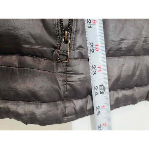 Andrew Marc Packable Lightweight Down Puffer Jacket Coat Hooded M/M Womens - Picture 5 of 5